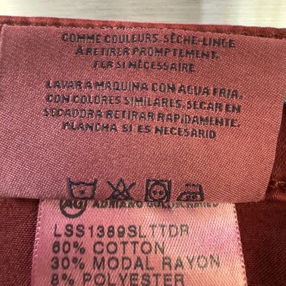 ADRIANO GOLDSCHMIED THE LEGGING ANKLE SUPER SKINNY JEANS‎ IN RED NWT SIZE 24 - Picture 15 of 16